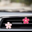 6 Pcs Daisy Flower Air Vent Clip Accessories Air Conditioning Outlet Clip Car Air Freshener Dashboard Accessories Charm Car Inter Decor(3 cm, 3.3 cm,Red, Pink, White)