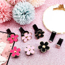 6 Pcs Daisy Flower Air Vent Clip Accessories Air Conditioning Outlet Clip Car Air Freshener Dashboard Accessories Charm Car Inter Decor(3 cm, 3.3 cm,Red, Pink, Black)