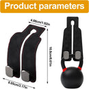 Car Purse Hook Purse Hook for Car Seats Headrest Car Seat Hooks,Heavy Duty Vehicle Organizer for Handbags, Groceries, Purses, Keep Car Tidy (Black, 2 Pack)
