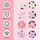 8Pcs Cute Car Air Freshener Vent Clips, Resin Flower Vent Clips, Cute Car Accessories for Women Interior