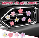 8Pcs Cute Car Air Freshener Vent Clips, Resin Flower Vent Clips, Cute Car Accessories for Women Interior