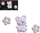 3Pcs Cute Bear Car Air Freshener Vent Clips, Aromatherapy Car Decor for Girls