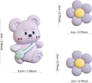 3Pcs Cute Bear Car Air Freshener Vent Clips, Aromatherapy Car Decor for Girls