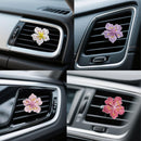 10 PCS Flower Car Air Freshener Vent Clips, Cute Pink Car Interior Decor Accessories, Aromatherapy Car Vent Clips for Women, Universal Car Air Outlet Decoration