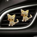 Bling Rhinestone Car Air Vent Clip,Car Air Freshener Vent Clips,Car Air Conditioning Outlet Clip Decorative,Bling Car Accessories Car Interior Decoration Charm,Cute Car Decor