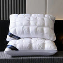 White Luxury Adjustable Bed Pillows Set of 2, Hotel‑Grade Down Alternative Pillows, Ultimate Neck Support for Comfortable Sleep