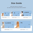 Cooling Mat for Small Dogs - Q-Max>0.4 Thin Breathable Crate Pad Indoor for Puppy and Cat with Chill Cool Fiber as Cooling Topper，Portable Washable Kennel Mat in Outdoor Summer, 24x18, Blue