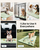 Cooling Mat for Dogs, 48" x 28" Self-Cooling Dog Bed with Arc-Chill Technology 3.0(QMAX>0.5), Non-Slip Washable Pet Cooling Pad for Large Dogs, Indoor Outdoor Floor Mat - Green