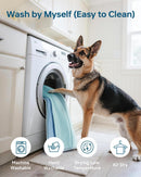 Cooling Mat for Dogs, 48"x28" Self-Cooling Pet Bed - Advanced Arc-Chill Technology 3.0 (QMAX>0.5) for Instant Cool, Non-Slip Washable Floor Mat for Large Dogs, Indoor Outdoor Use - Blue
