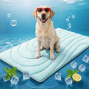 Cooling Mat for Dogs, 59"x40" Self-Cooling Pet Bed - Advanced Arc-Chill Technology 3.0 (QMAX>0.5) for Instant Cool, Non-Slip Washable Floor Mat for XL-Large Dogs, Indoor Outdoor Use - Blue