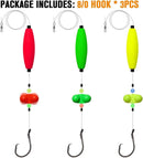 Pre-Tied Catfish Rig System, 23 Inch 55LB Santee Cooper Catfish Float Rig with Adjustable EVA Slip Float and High Carbon Circle Hooks 5/0 6/0 8/0, Ready-to-Fish for River and Bank FishingPre-Tied Catfish Rig System, 23 Inch 55LB Santee Cooper Catfish Floa