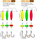 Pre-Tied Catfish Rig System, 23 Inch 55LB Santee Cooper Catfish Float Rig with Adjustable EVA Slip Float and High Carbon Circle Hooks 5/0 6/0 8/0, Ready-to-Fish for River and Bank FishingPre-Tied Catfish Rig System, 23 Inch 55LB Santee Cooper Catfish Floa