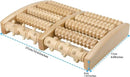 Wooden Foot Roller Massager, Natural Wood Foot Massage Roller Tool for Plantar Fasciitis Relief, Foot Pain Sore Arch Relief, Portable Foot Massager for Men Women Home Office Use