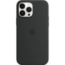 Midnight Silicone Case for iPhone 13 Pro Max, Compatible with MagSafe, Shockproof Soft Liquid Silicone Protective Cover with Microfiber Lining