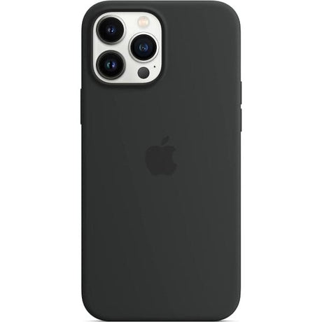 Midnight Silicone Case for iPhone 13 Pro Max, Compatible with MagSafe, Shockproof Soft Liquid Silicone Protective Cover with Microfiber Lining