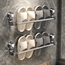 Adjustable 30-60cm Telescopic Suction Towel Rail, No Drill Rotatable Wall Mount Towel Bar, Stainless Steel Bathroom Kitchen Corner Towel Rack