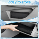 600D Oxford Car Windshield Cover, All Season Windshield Sun Shade & Snow Frost Protector, Waterproof Dustproof Heat Insulation Front Screen Cover with Storage Bag for Sedan SUV