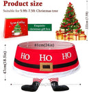 Christmas Tree Collar, 48 Inch Foldable Christmas Tree Skirt Ring, Santa Leg Design Xmas Tree Base Decoration