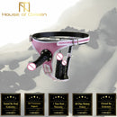 House Of Dasein Pegging Kit Pink Panties Black Realistic Dildos Strapon Harness - Black