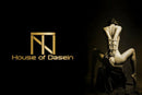 House Of Dasein Blue Red Corset Gold Lace Trim Sexy Lingerie Kink Bdsm Fetish Clothing - Blue - M