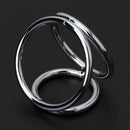 House Of Dasein Triple Stainless Steel Cock Ball Ring Chastity Device Bdsm - Silver - S