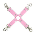 House Of Dasein Hogtie Restraints Set Bdsm Beginners Bondage Kit Kink Fetish - Pink