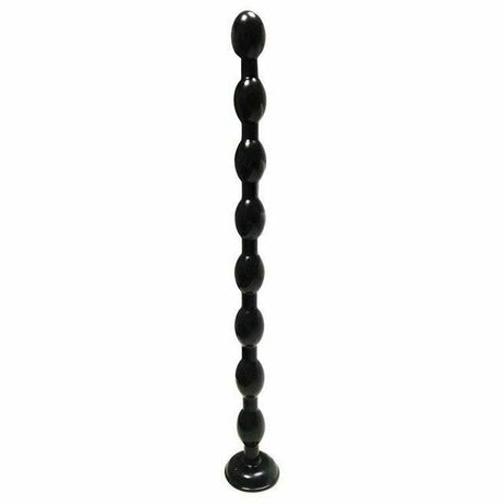 House Of Dasein 19.69 Inch Super Long Beads Anal Masturbator With Suction Cup - Black