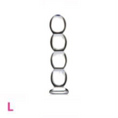 House Of Dasein 12 Styles Dildo Smooth Glass Anal Beads Double Ended Dong Butt Plug - Style L