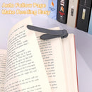 3Pcs Automatic Bookmark, Silicone Smart Book Marks for Reading Women, Men, Kids,Cute Unique Book Markers Bookmark Clip Reading Accessories Gifts for Book Lovers (1 Dark Grey+1 Light Grey+1 Beige)