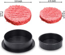 Burger Press, Hamburger Press Patty Maker With 100Pcs Hamburger Patty Paper, 3 in 1 Non Stick Patty Mold for Stuffed Burgers, Sliders, Veggie Beef Burger, Kitchen Barbecue Tool Grilling Accessories