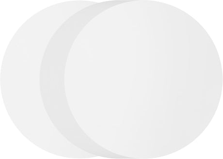 100 Pcs 5.12 Inch Parchment Paper Rounds, Hamburger Patty Paper Sheet - Non Stick Pre-Cut Liners for Cake Baking, Air Fryer, Burger Press, Tortilla Press, and More