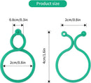 Garden Plant Support Clips 100Pcs Green Tomato Clips Vegetables Vine Flower Clips Garden Clips For Climbing Plants, Securing Plants