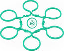 Garden Plant Support Clips 100Pcs Green Tomato Clips Vegetables Vine Flower Clips Garden Clips For Climbing Plants, Securing Plants