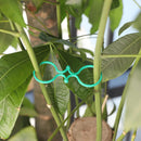 Garden Plant Support Clips 100Pcs Green Tomato Clips Vegetables Vine Flower Clips Garden Clips For Climbing Plants, Securing Plants