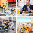 Salt and Pepper Shakers, Mini Salt Shaker to go Moisture Proof Salt Pepper Shakers Spice Container Dispenser for Camping Picnic Lunch Boxes Travel Kitchen
