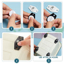 8 Pcs Self Adhesive Caster Wheels Mini Swivel 360 Degree Rotation Sticky Pulley Wheels for Projects with Ball Bearings Roller Casters for Furniture Storage Box Trash