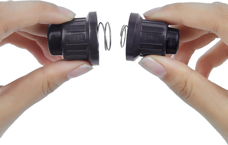 2Pcs AA Battery Push Button Igniter Caps with Spring, Igniter Replacement Button Cap for Blackstone Char-Broil Gas Grill, BBQ, Fire Pit, Barbecue, Spark Generator Cover
