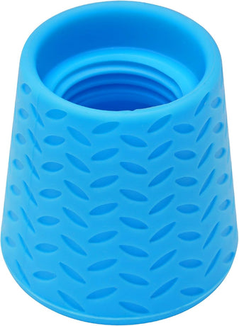 Portable Outdoor Shower for Dogs, Portable Pet Shower Head Attachment Outdoor Water Sprayer Accessory, Fits Most Plastic Water Bottles for Camping Hiking Beach (1 Pack, Blue)