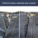 10 Pcs Expander Button for Extender Jeans Pants Collar, 5 Styles Pants Waist No Sew Instant Silicone Extender Button for Men and Women