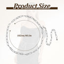 Silver Chain Belts for Women,Adjustable Womens Chain Belt Trendy Metal Belt for Jeans Dresses Pants