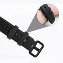 6Pcs Watch Band Loops Watch Strap Holder Loop Black Watch Band Strap Loops Watch Strap Keeper Holder Retainer Silicone Replacement Watch Strap Loop for Smart Sport Watch Wristband