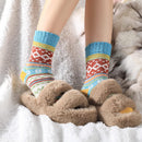 Wool Socks for Women - Womens Wool Socks Winter Sock for Women Men Warm Thick Knit Soft Vintage Casual Crew Sock