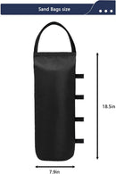 112 LBS Canopy Weights Sand Bags for Canopy Outdoor Advertising Tent Sunshade Fixed Windproof Pop up Tent（No Sand） 4-Pack Package May Vary