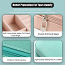 MODENGKGJIAN Mini Jewelry Travel Case, TSA Approved Travel Bottles, Perfect size to fit in your carry- luggage for travel or vacatis.