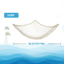 Fish Net Decorations for Party - 2PCS 39.37 * 78.74 in Fishing Net Decoration Netting for Wall Photo Hanging Nautical Fishnet Table Runner Decorative Ocean Theme Birthday Party Rope Nets