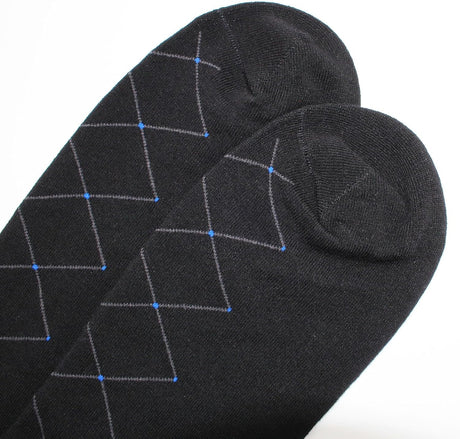 Mens Fun Dress Socks, Pattern Funny Casual Socks Pack, Colorful Striped Cotton Novelty Socks Size 10-13