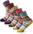 Socks for Women - Stocking Stuffers Gifts for Women - Warm Thick Soft Wool Cozy Crew Socks Christmas Gifts for Woman