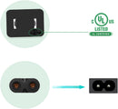 Power Cord for JBL PartyBox 100 110 200 300 310 710 1000 On-The-Go Speaker, ONN Party Speaker, JBL Soundbar 2 Prong Power Cable Replacement