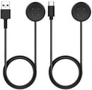 Charger for Google Pixel Watch 2 & 3, Replacement USB-A/C Charging Cable Cord for Smart Watch (3.3ft/1m) (Black)