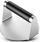 Smash Burger Press, Hamburger Smasher Tool for Griddle, Stainless Steel Ham Patty Press with Anti-Scald Handle, 5.5" Non Stick Grill Press for Smashburger, Bacon, Ground Beef, Meat, Sausage